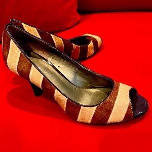 Hyde Hair Peep Toe Pumps
